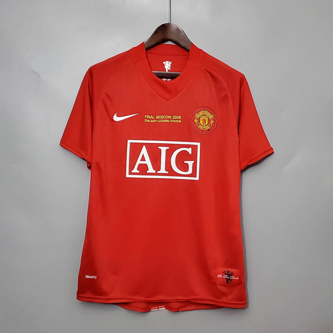 Man United 07/08 Home Shirt-UCL Final