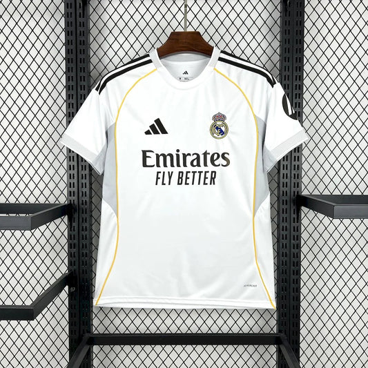 2025/2026 Real Madrid Home Football Jersey